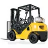 Warehouse Forklift, 5,000 lbs., Gas/Propane Powered