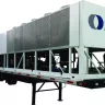 Air-cooled Chiller System, 500-ton, 460V, Electric Powered