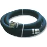 Rubber Hose, 8 in. by 20 ft., Suction, Camlock Fittings