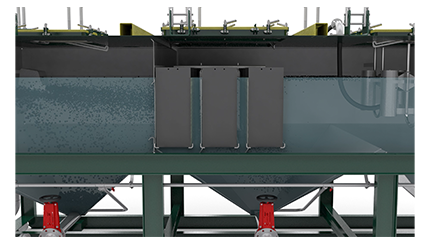 Lamella Filter Tank - Second compartment