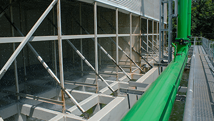 Case study - Refinery - Treatment of cooling water basin